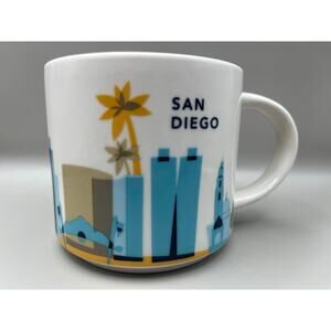 Starbucks Mug You Are Here (YAH) Collection San Diego 2017 14oz Coffee Tea Cup